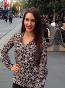 Details of my Fashion Friday outfit, Bourke Street Melbourne